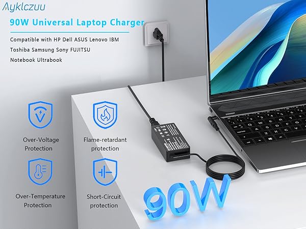 90W Universal Laptop Charger