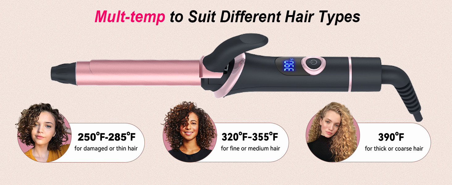 Mini Curling Iron for Short Hair