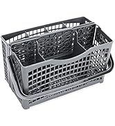 Qiilu Dishwasher Silverware Basket, Dishwasher Silverware Basket Utensil Cutlery Holder Knives Fo...