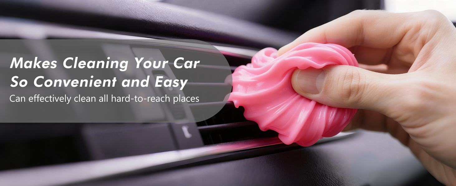 Car Cleaning Gel clean all hard-to-reach places