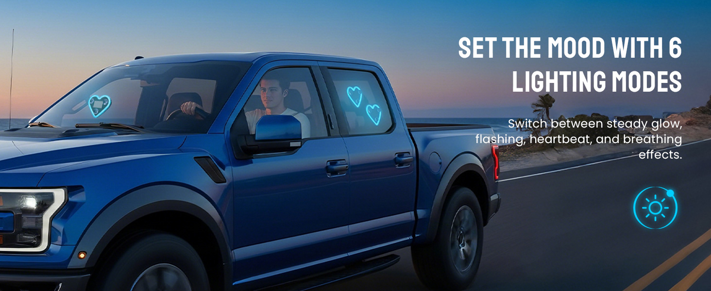 Set the Mood with 6 Lighting Modes