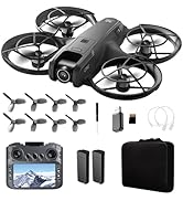 Beginners Drone with HD Camera for Adult, Brushless Motor One Key Take Off/Land Optical Flow Posi...