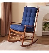 IPYNBAP Rocking Chair Cushion Set, Waterproof and Fade Resistant Patio Chair Cushions, Tufted Pad...