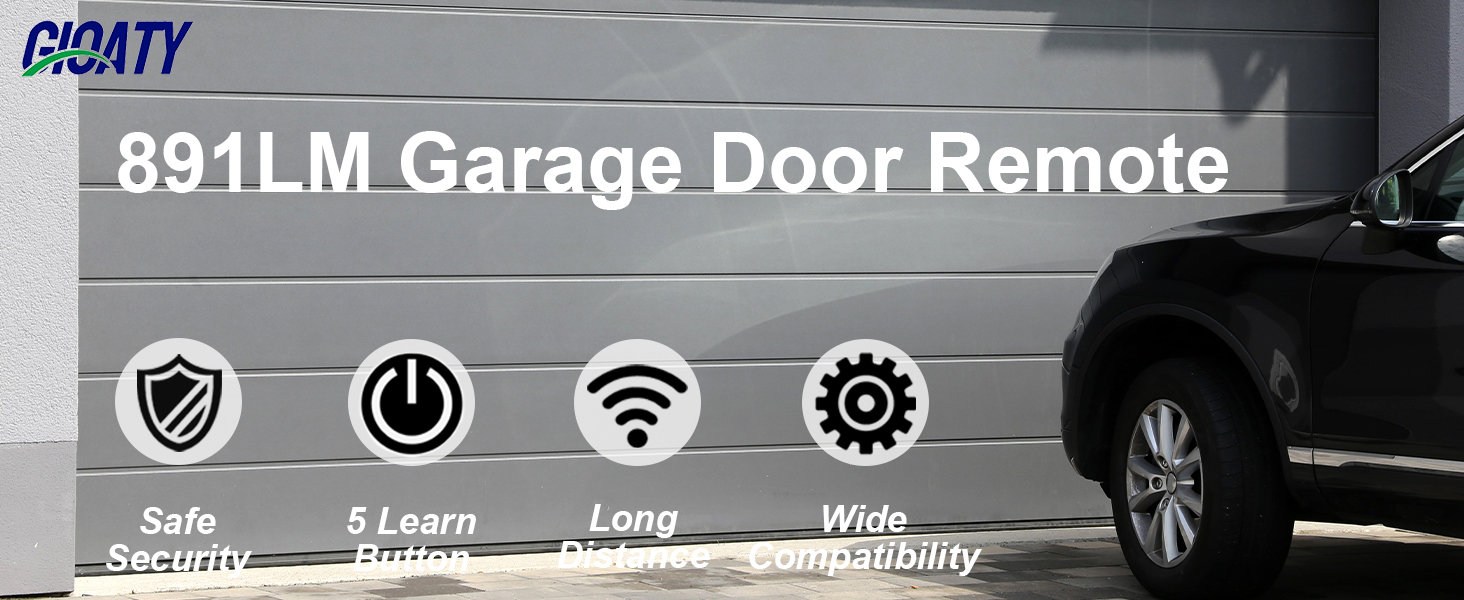 for Chamberlain LiftMaster Craftsman Garage Door Opener Keypad &amp;amp; Remote Universal