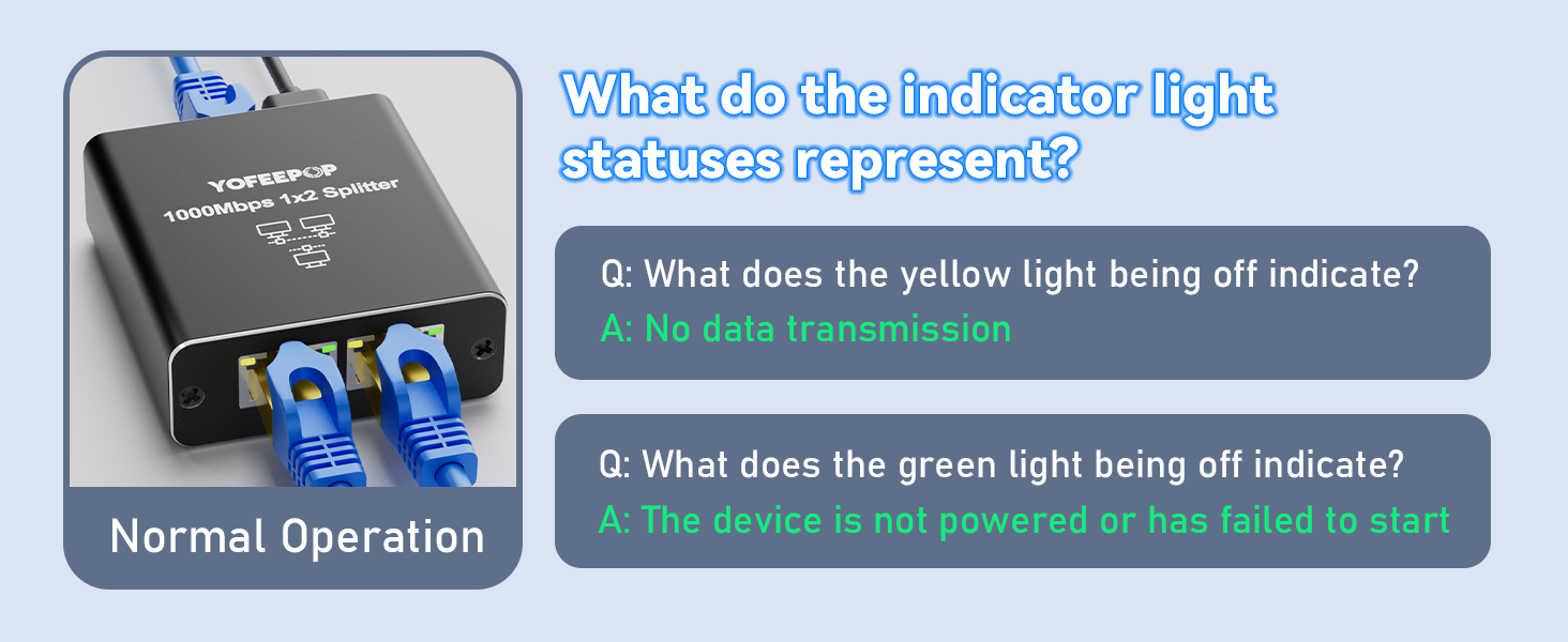 two port ethernet splitter