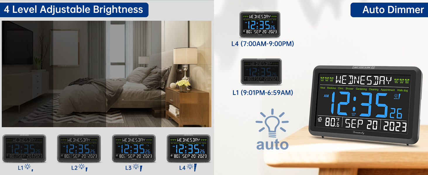 large clock for seniors