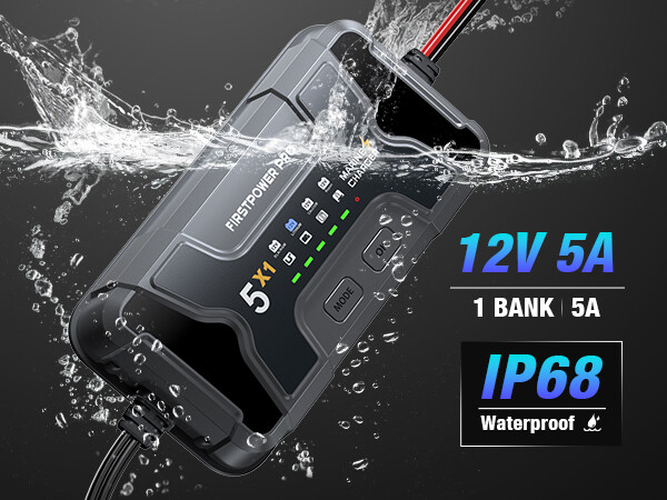 1 bank marine battery charger