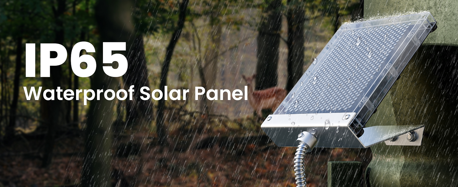 deer feeder solar panel