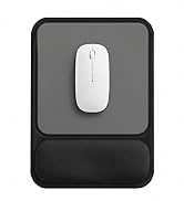 eulps Gel Mouse Pad with Wrist Rest, Ergonomic Rectangular Mousepad with Soft Gel Wrist Support, ...