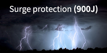 power strip with surge suppressor