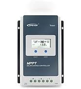 EPEVER 30A MPPT Solar Charge Controller 12/24V DC Automatically Identifying System Voltage Common...