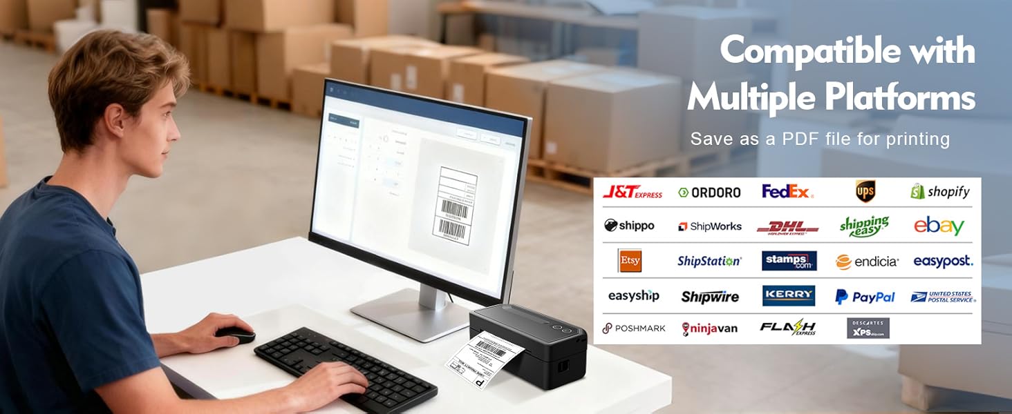 Shipping Label Printer