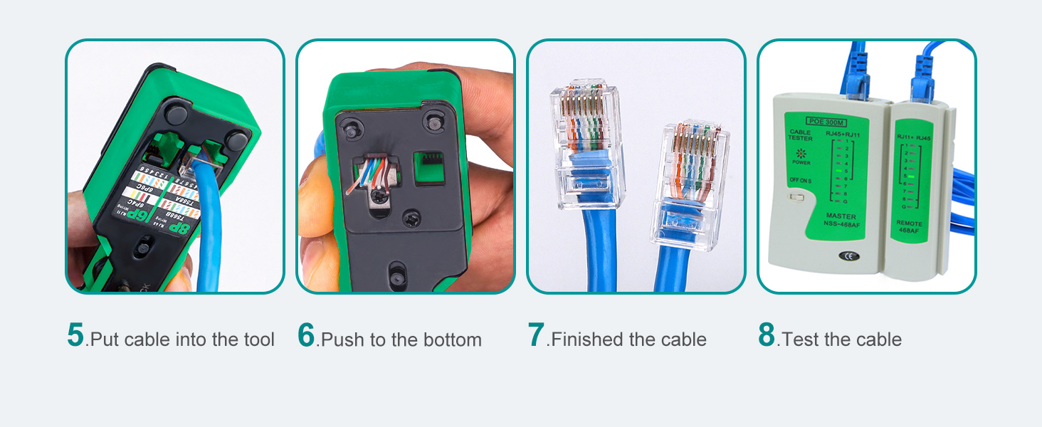 cat 5 crimping tool kit