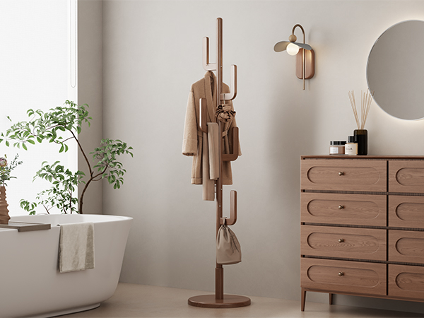 Bathroom coat rack