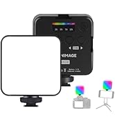 PIOENIMAGE Video Lights, Camera Light, CRI 95+ Rechargeable Portable Photography Lighting for Camera