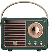 LUKADER Retro Bluetooth Speaker, Vintage Decor, Wireless Portable Mini Bluetooth Speaker, Small C...