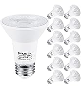 TORCHSTAR 12-Pack PAR20 LED Bulbs, CRI 90+ Dimmable 500 LM LED Spotlight Bulb, 3000K Warm White, ...