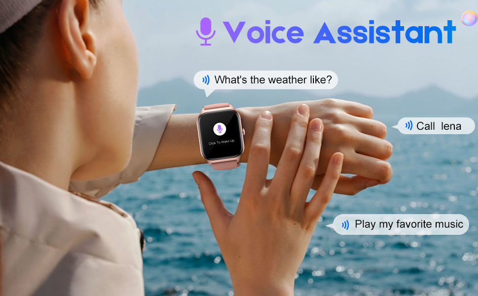 smart watch with voice assistant Hi-Fi speaker