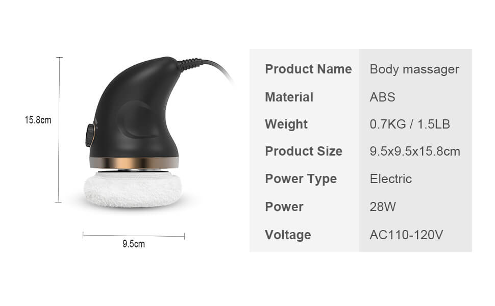 body lymphatic drainage machine, cellulite roller for thighs and butt, vibrating wand