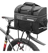 ROCKBROS Bike Trunk Cooler Bag Bicycle Rack Rear Seat Carrier Bag Insulated Bike Panniers for Bic...