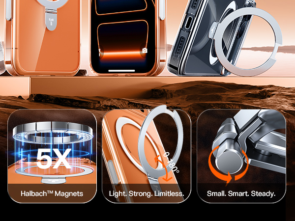 Magnetic iPhone 17 Pro Case clear