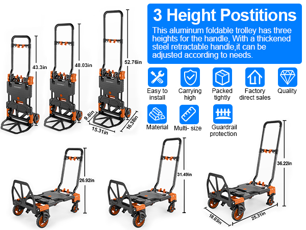 330LB Folding Hand Truck