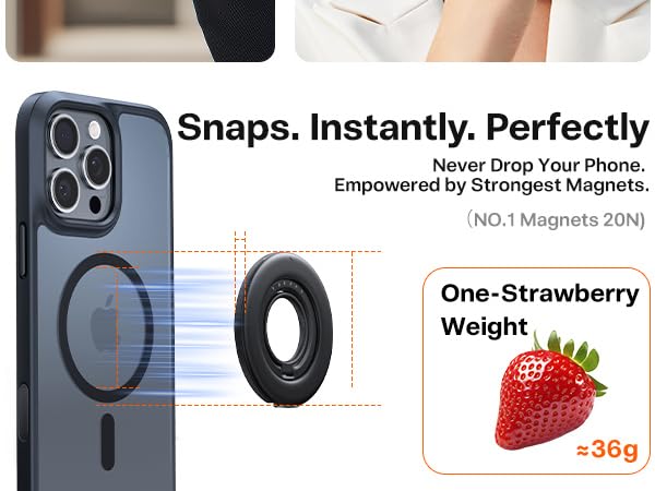 magnetic phone grip ring holder kickstand pixel ring