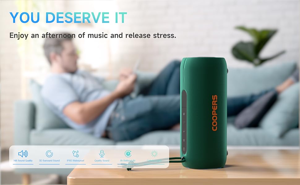 Bluetooth Speaker with 360° HD Sound