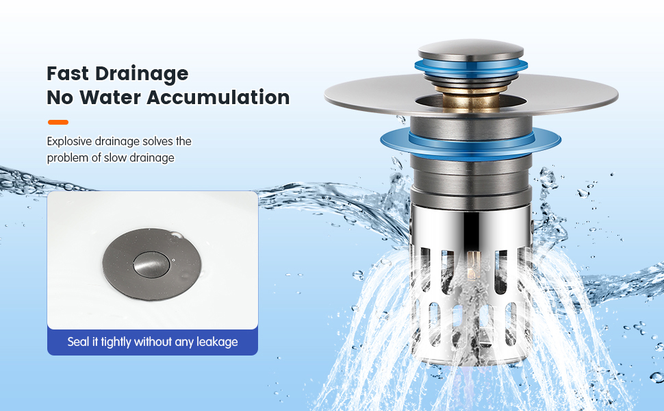 bathroom sink drain strainer