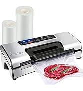 Potane Precision Vacuum Sealer Machine,Pro Food Sealer with Built-in Cutter and Bag Storage(Up to...