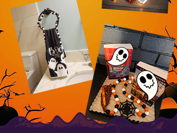 halloween tiered tray decor