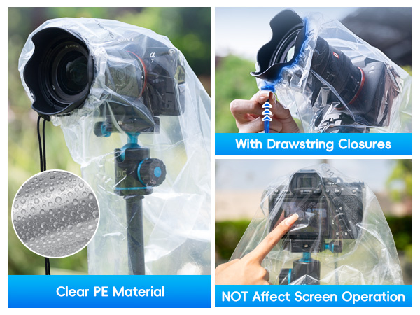 Camera Lens Rain Cover