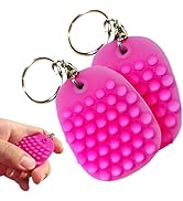 HedgeHog Health Mini Sensory Fidget Toy Keychain 2 PCS for Stress Relief, Anti Anxiety Unique Tac...
