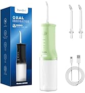 7AM2M Portable Water Flosser Cordless, Water Flosser for Teeth with 3 Modes and 2 Jet Tips, USB C...