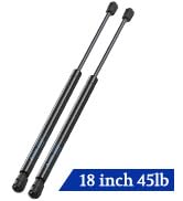 ARANA C16-21706 19 inch Gas Struts 45LB Spring Shocks 18.5 inch Lift Support for Snugtop Camper S...