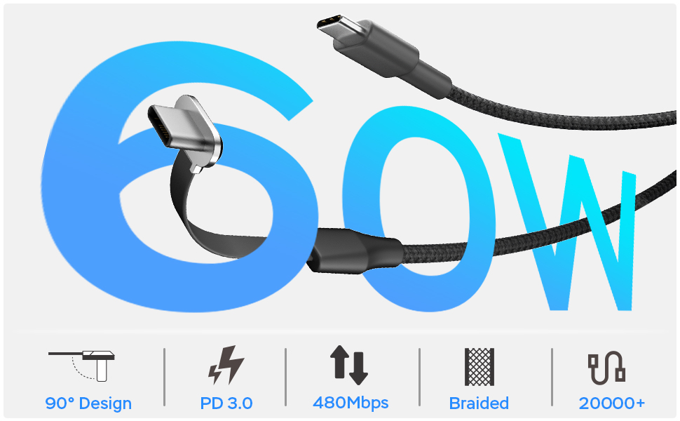 usb c cable Non-detachable 01