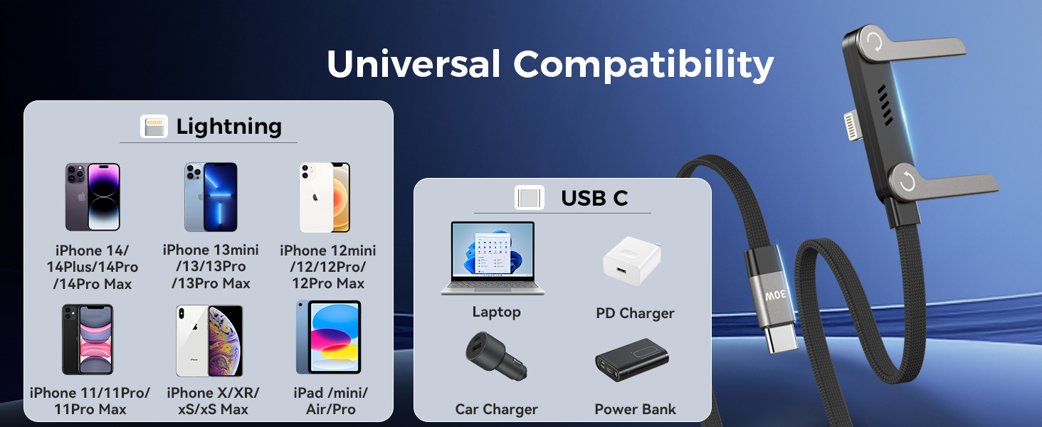lightning cable stand