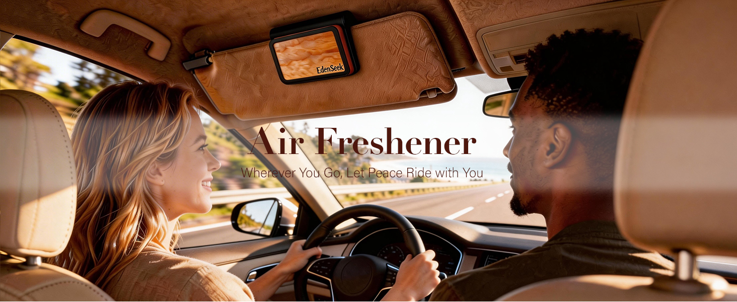 wood car air freshener