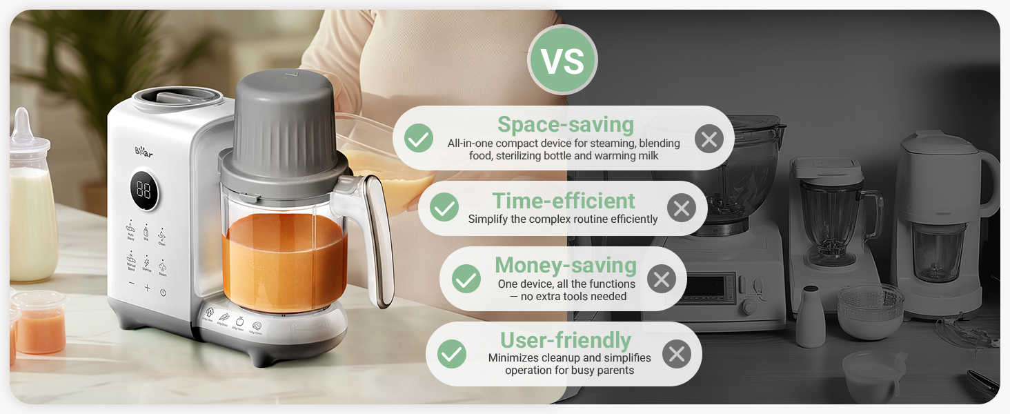 baby food maker steamer and blender