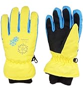 TRIWONDER Kids Ski Snow Gloves Winter Cold Weather Windproof Warm Snowboard Sport Mittens for Boy...