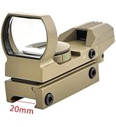 HD101 Red Green Point Gun Scope Reflex Reticle Tactical Scope with 11/20mm Rail