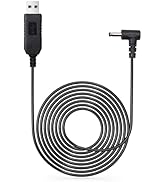 MONDGE USB to DC3.5 Power Cable for Radar Detectors, 6.56FT 5V-12V Type C Straight Power Cord Com...