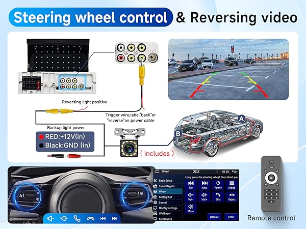 Single Din Car Stereo Screen Flip Out Wireless CarPlay Android Auto