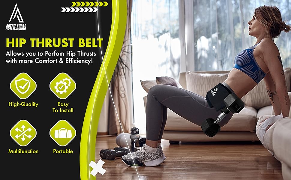 Adjustable Hip Thrust Belt