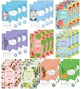 GUOYAOLIFU Collagen Face Mask 30 Sheet Facial Mask Collagen Face Mask Skin Care Facial Masks for ...