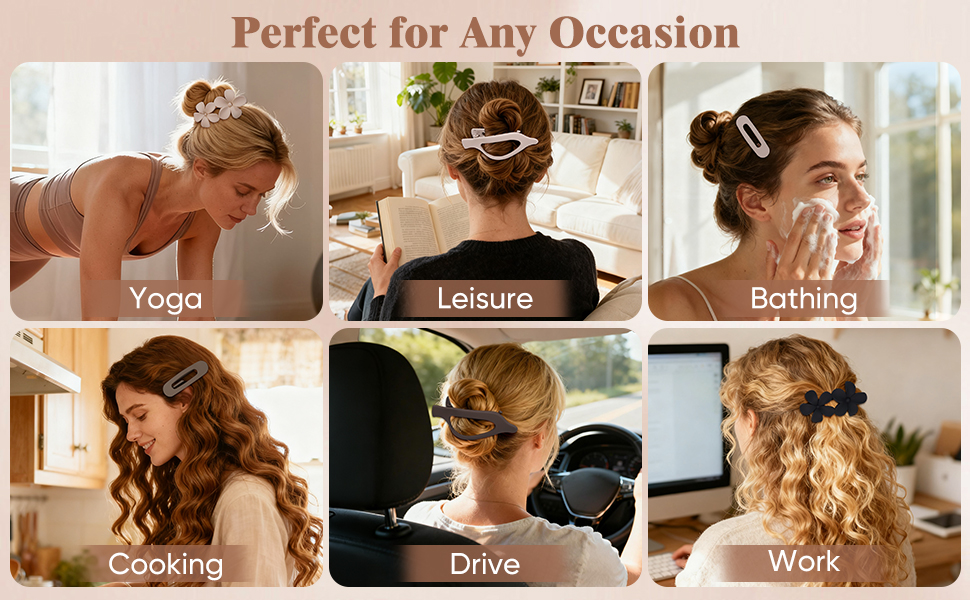 Flat Hair Clips A03