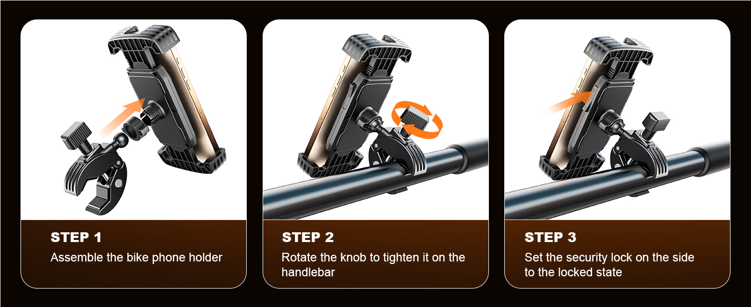 phone holder for bike