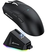 MAGIC-REFINER Attack Shark X11 59g Superlight Wireless Gaming Mouse with Magnetic RGB Charging Do...