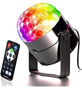 Mini Dj Disco Ball Party Stage Lights Led 7Colors Effect Projector Equipment for Stage Lighting w...