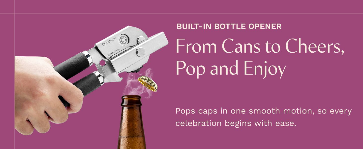 beer bottle opener camping kitchen essentials manual can opener for seniors effort-saving can opener